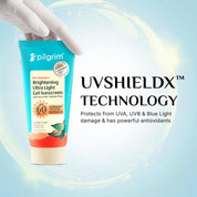 Pilgrim 5% Vitamin C Brightening Ultra Light Gel Sunscreen SPF 60 PA++++ 45ml