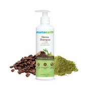 Mamaearth Henna Shampoo with Henna and Deep Roast Coffee for Premature Greying – 250 ml