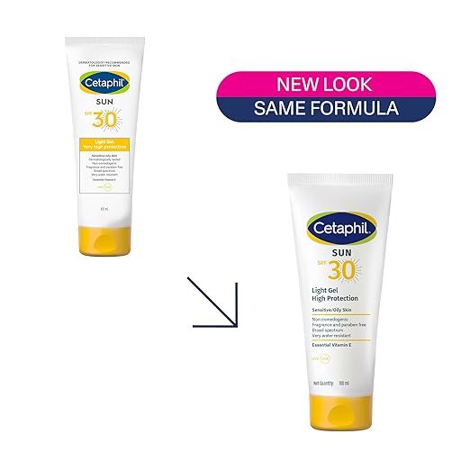Cetaphil Sun SPF 30 Light Gel Mineral Base For Normal Sensitive & Oily Skin (100ml)