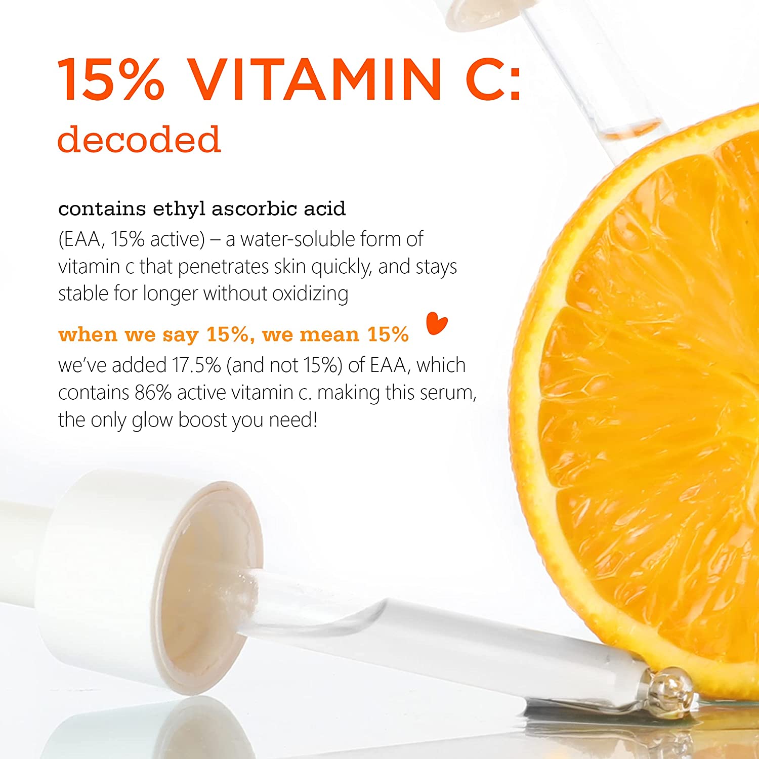 Plum 15% Mandarin & Vitamin C Serum Glow Boost