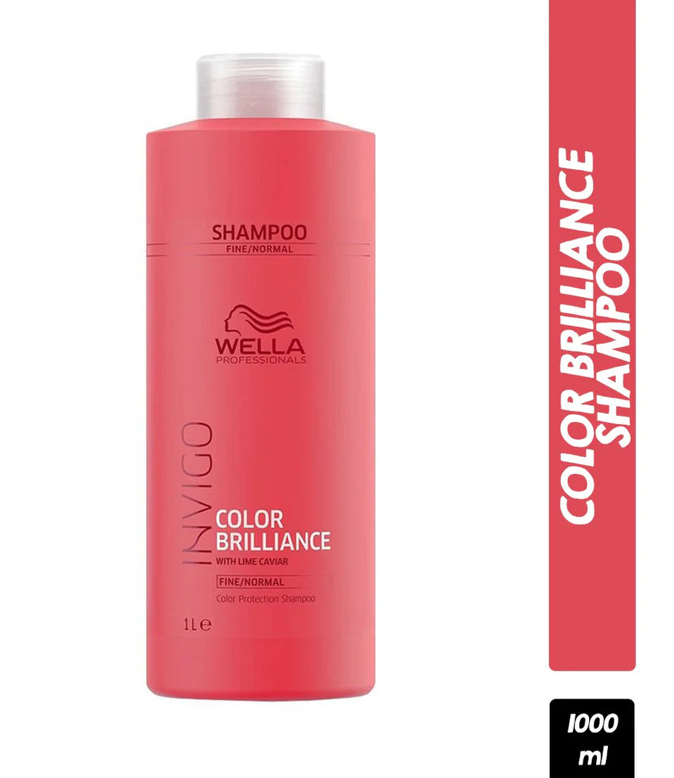 Wella Professionals Invigo Color Brilliance Shampoo With Lime Caviar (1000ml)