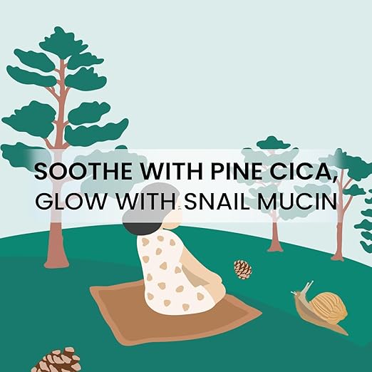 O3+ Mijoo Korea Glass Glow Facial Kit with Pine Cica & Snail Mucin
