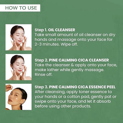 O3+ Mijoo Korea Glass Glow Facial Kit with Pine Cica & Snail Mucin